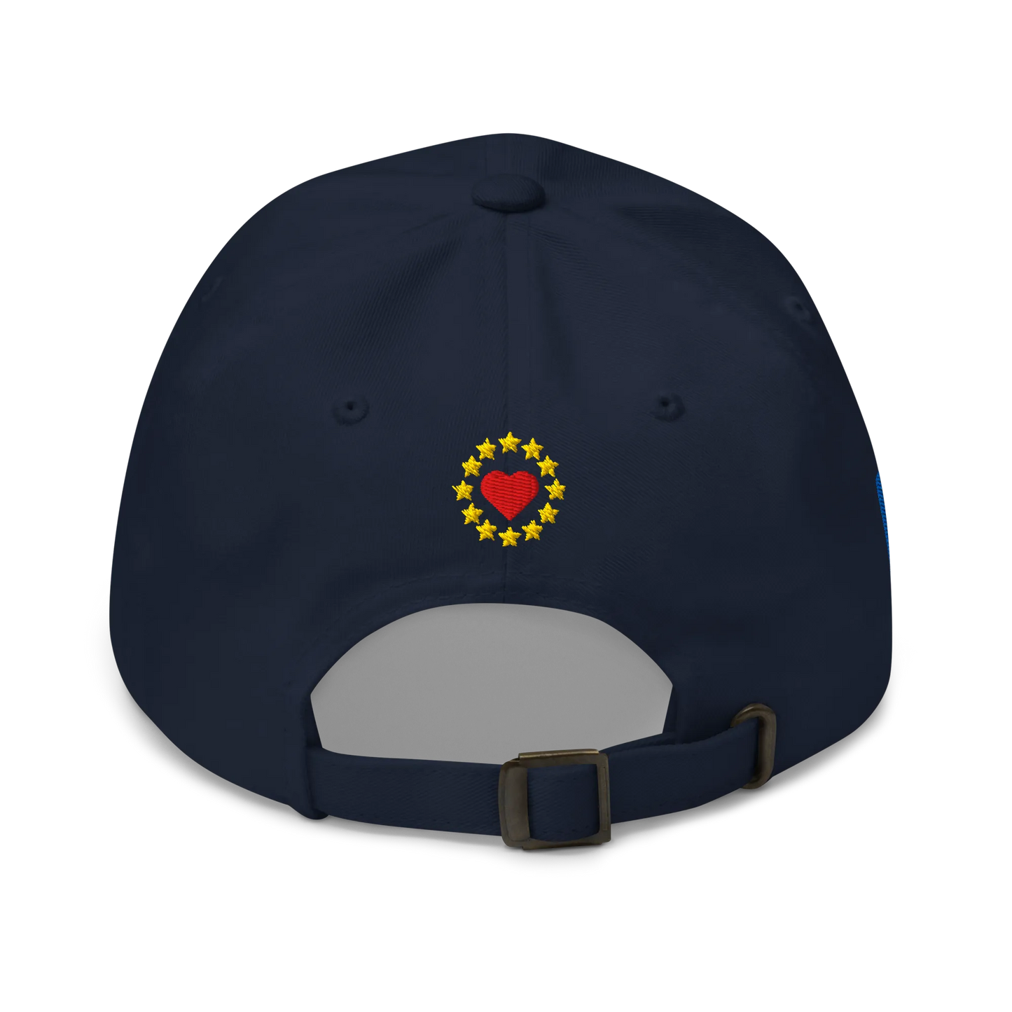Navy Blue MEGA Cap with National Flag of Romania Back View