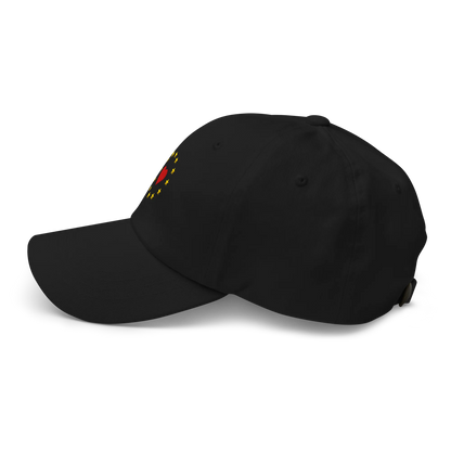 Black "Show the Love for Europe" Cap Left View