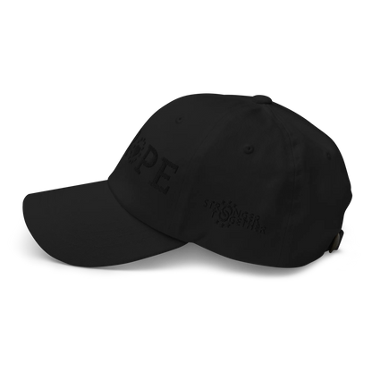 Monochrome Black "EUROPE" Cap with "Show the Love for Europe" emblem Left View