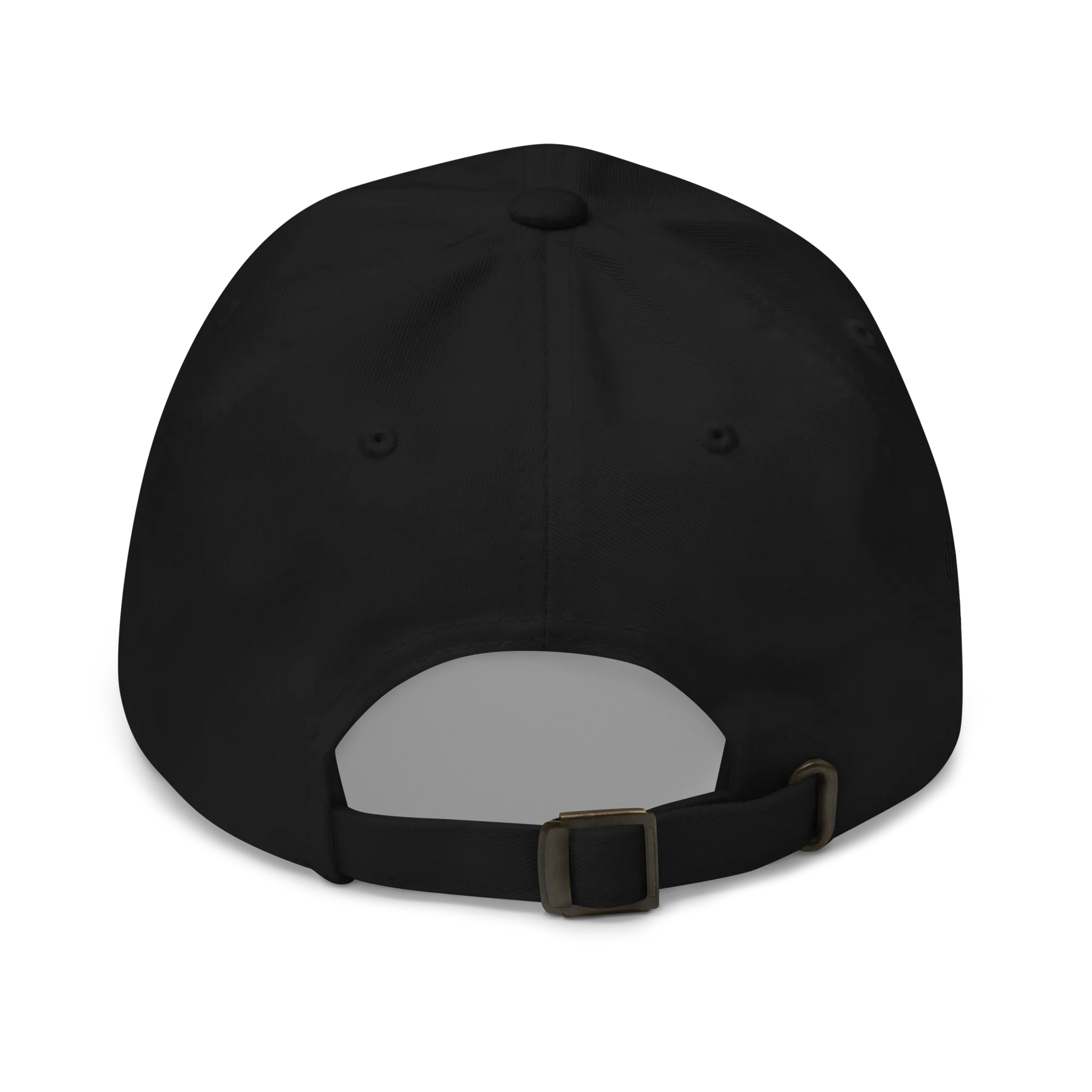 Monochrome Black "Make Europe Great Again" / MEGA Cap with "Show the Love for Europe" emblem Back View