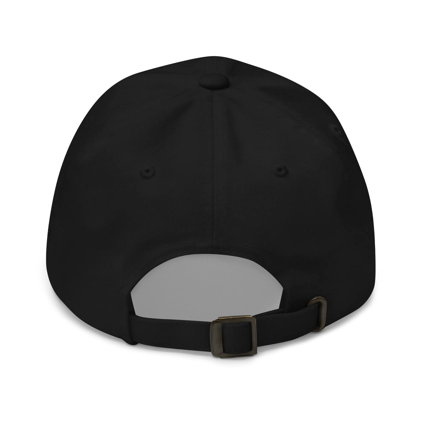 Monochrome Black "Make Europe Strong Again" / MESA Cap with "Show the Love for Europe" emblem in full color Back View