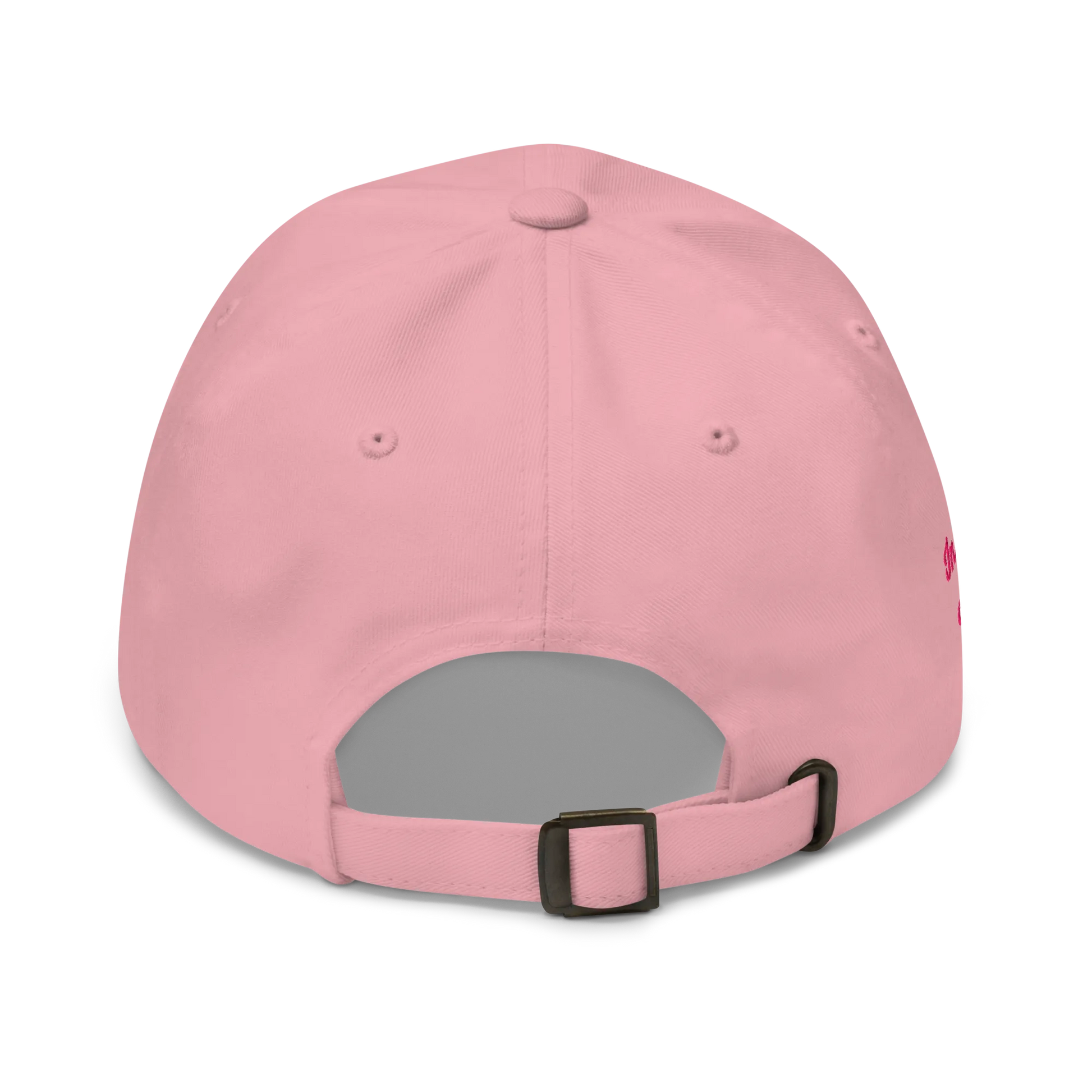 Monochrome Pink "Make Europe Great Again" / MEGA Cap with "Show the Love for Europe" emblem Back View