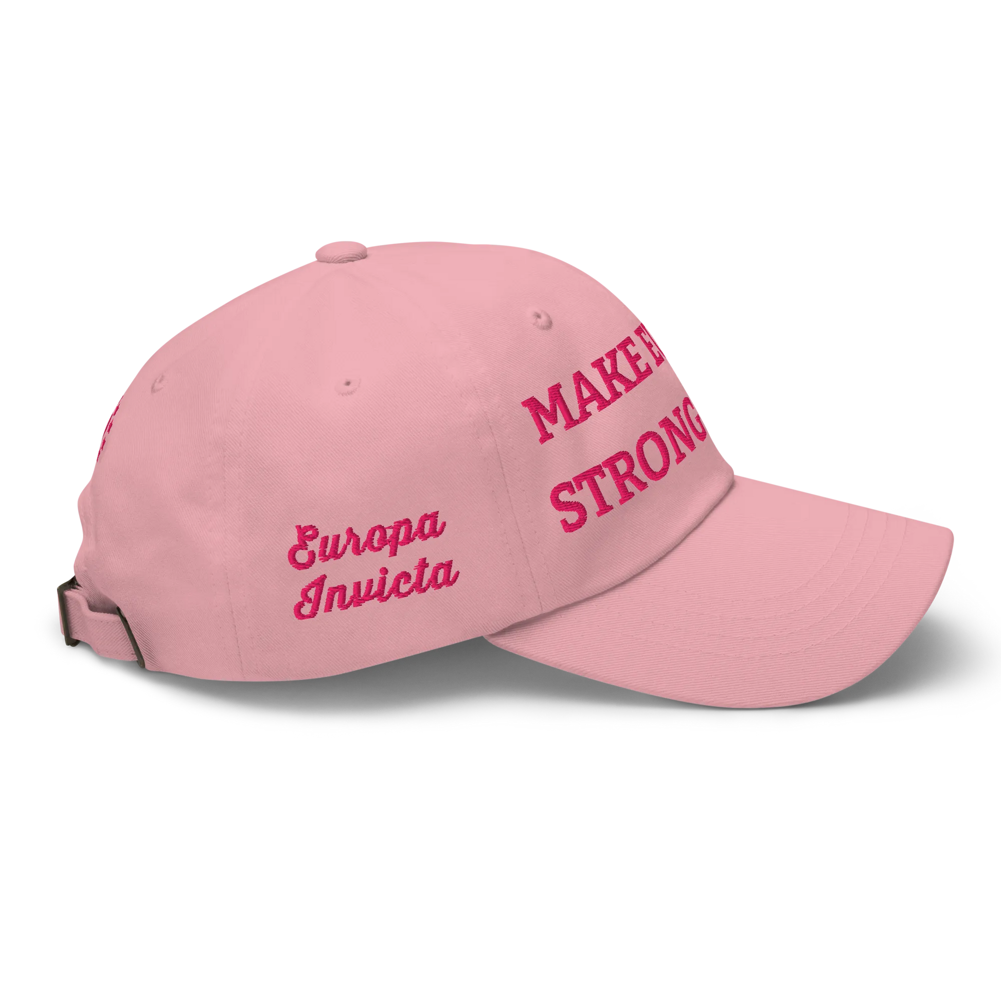 Monochrome Pink "Make Europe Strong Again" / MESA Cap Right View