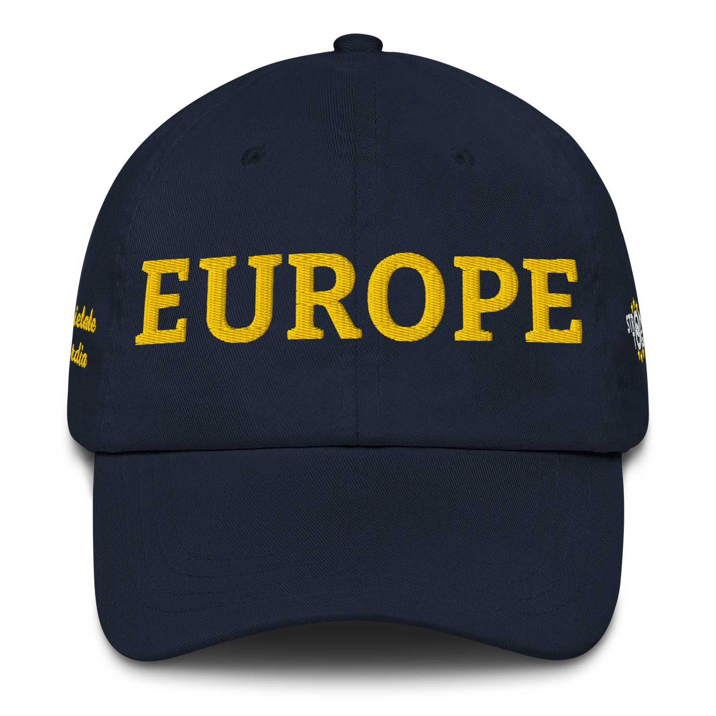 Navy Blue "EUROPE" Cap Front View