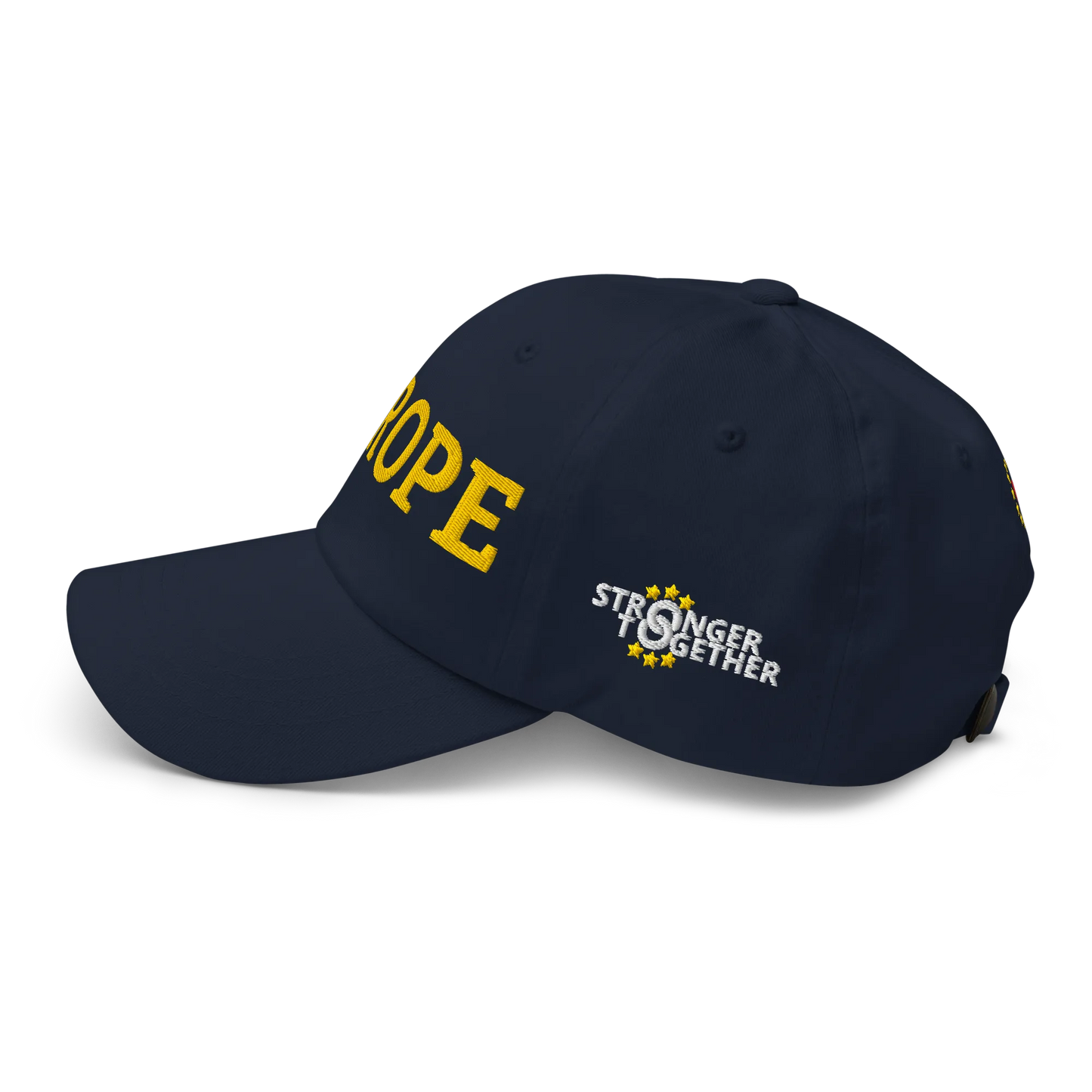 Navy Blue "EUROPE" Cap Left View