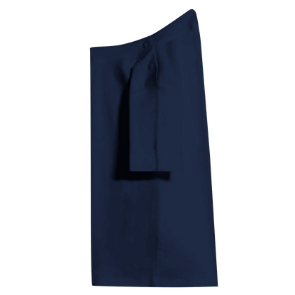 Navy Blue "Made in EU" Embroidered Baby T-shirt Side View