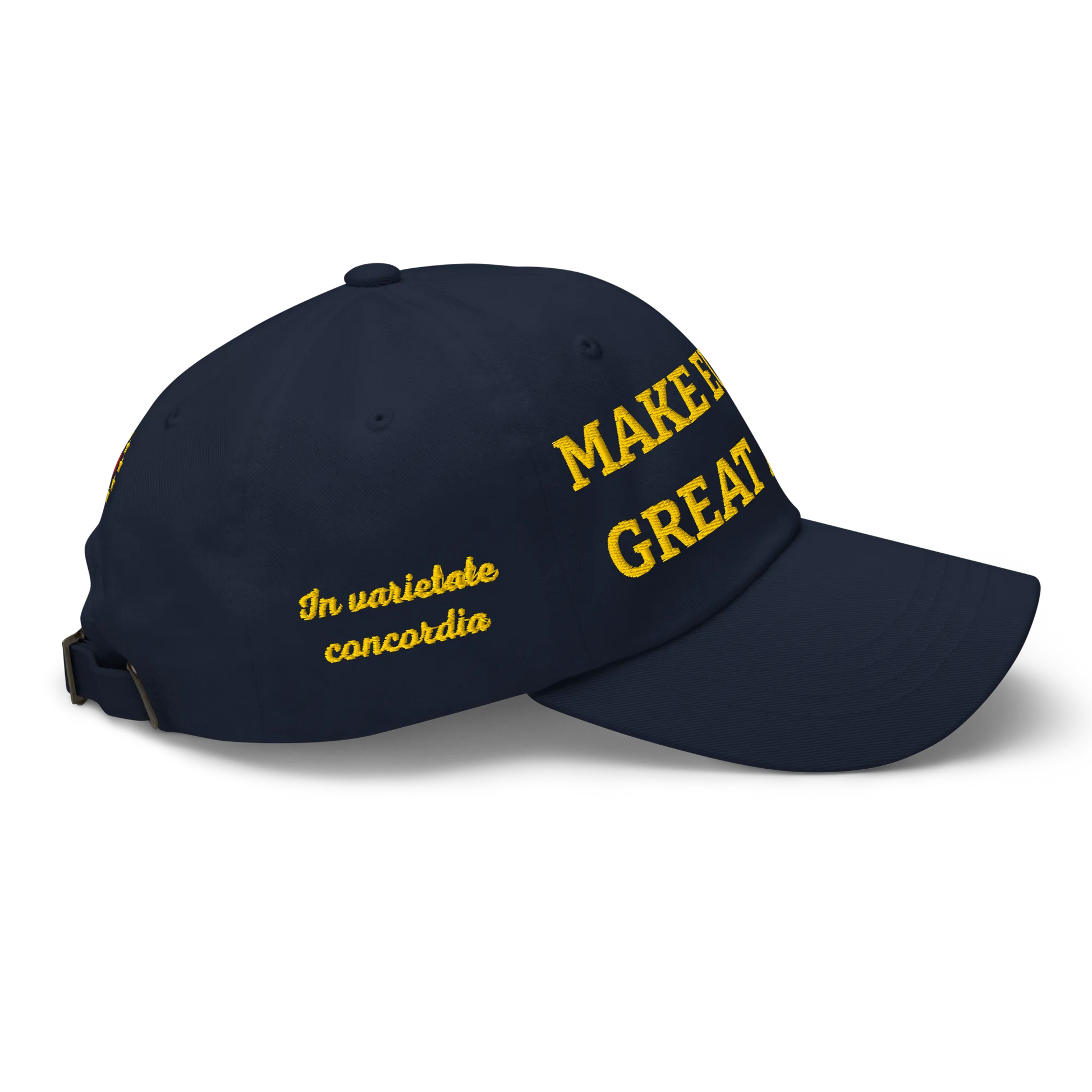Navy Blue "Make Europe Great Again" / MEGA Cap Right View
