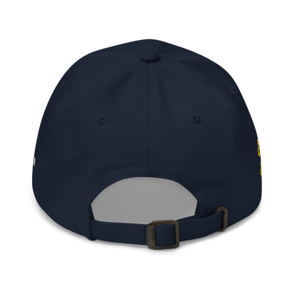 Navy Blue "Make Europe Strong Again" / MESA Cap with "Show the Love for Europe" emblem Back View