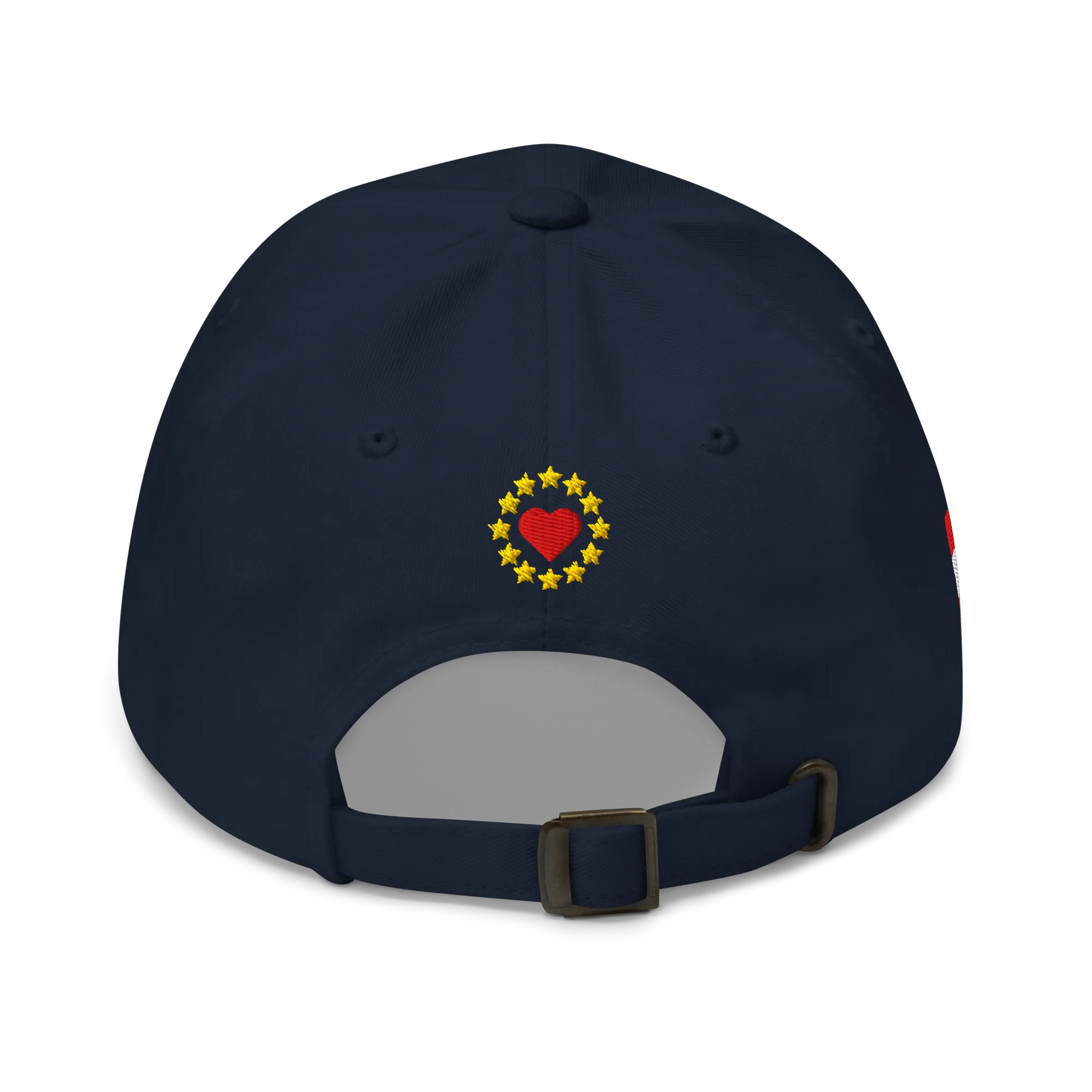 Navy Blue MEGA Cap with National Flag of Austria Back View