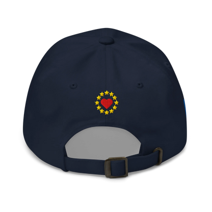 Navy Blue MEGA Cap with National Flag of Romania Back View