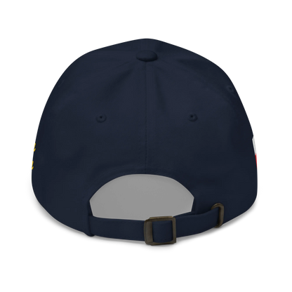 Navy Blue MESA Cap with National Flag of Poland and "Show the Love for Europe" emblem Back View