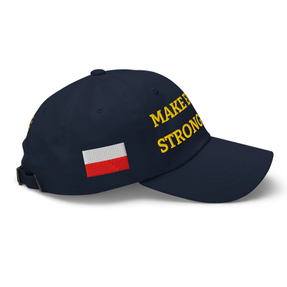 Navy Blue MESA Cap with National Flag of Poland emblem Right View