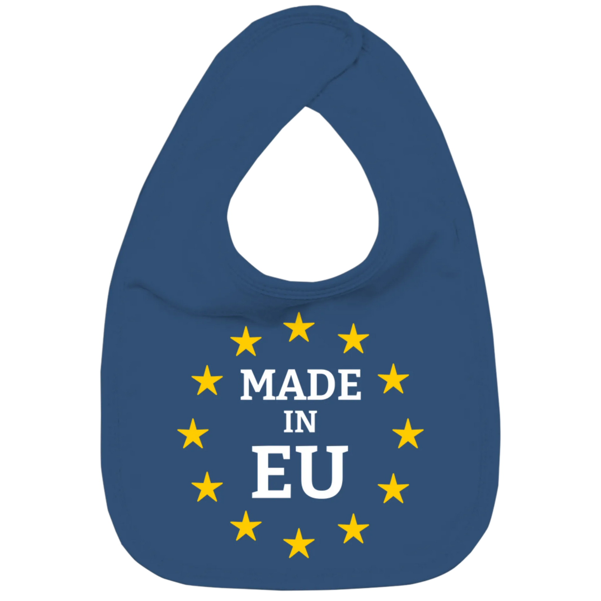 Navy Blue Organic "Made in EU" Baby Bib