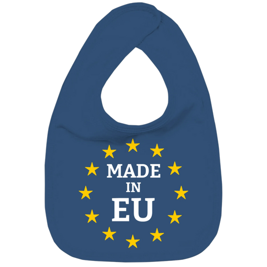 Navy Blue Organic "Made in EU" Baby Bib